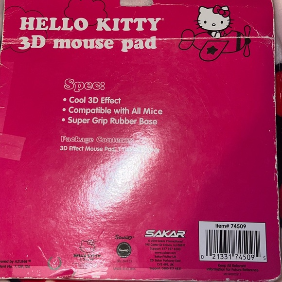 hello kitty 3D mousepad y2k - Picture 2 of 2